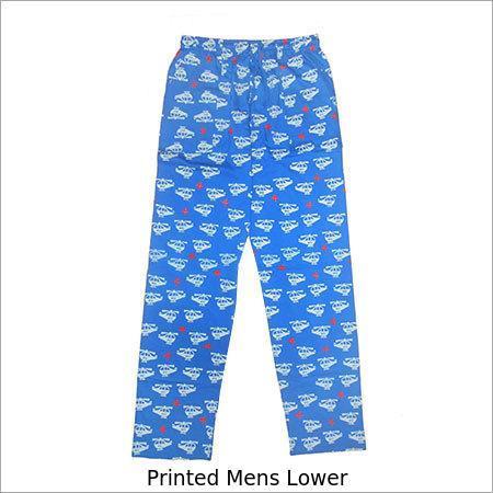 Cotton Mens Printed Lower, Size : XL