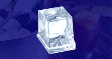 Dice shape ice cube