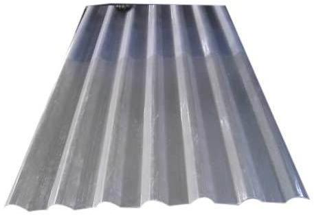 Polished FRP Grey Roofing Sheets, Length : 10m-30m