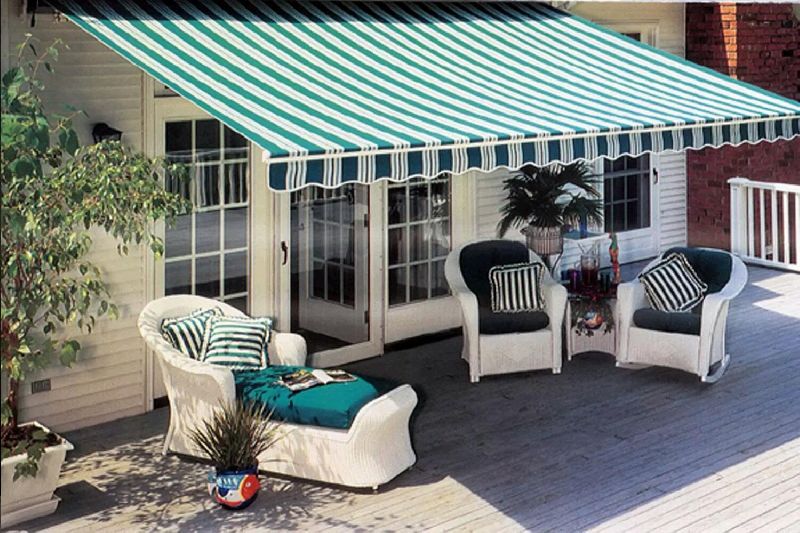 Plain Polyester garden awnings, Color : Multicolor