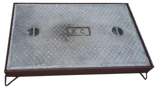 Rectangle RCC Manhole Cover with MS Frame, for Under Ground