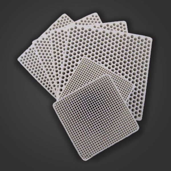 Square Ceramic Pressed Filters, Color : White