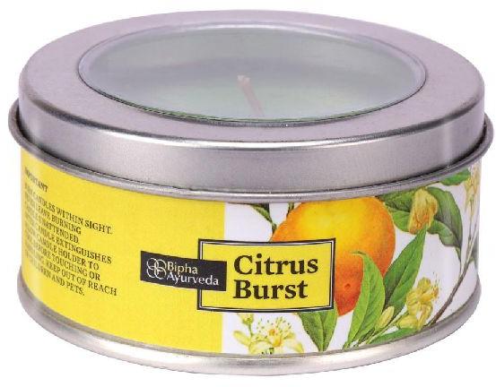 Citrus Burst Tin Candles