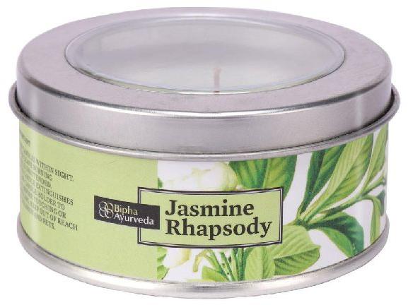Jasmine Rhapsody Tin Candles