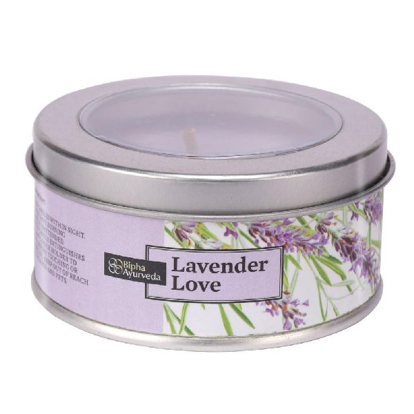Love Lavender Tin Candles