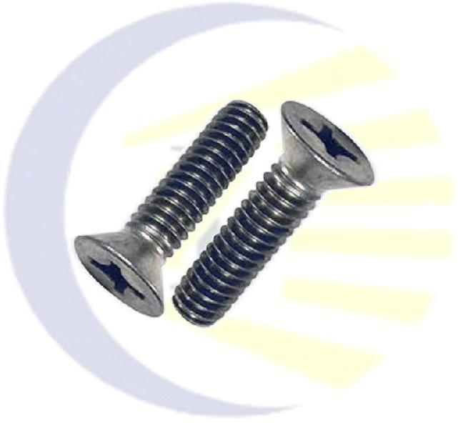 Stainless Steel CSK Philips Screws, Length : 4MM to 100MM