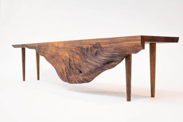 Swan Live Edge Bench