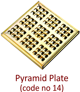 Metal Pyramid Plate, Feature : Rust Proof