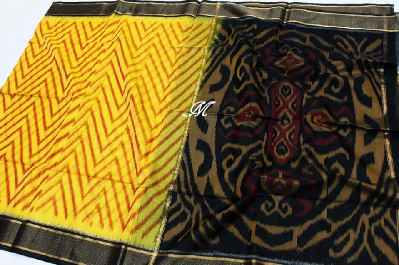 Pure handloom ikkat seiko silk sarees by mangala sarees and suits, pure  handloom ikkat seiko silk sarees | ID - 4125633