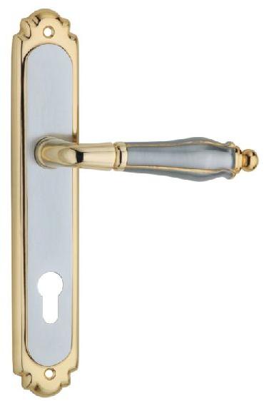 Brass Lever on Backplate