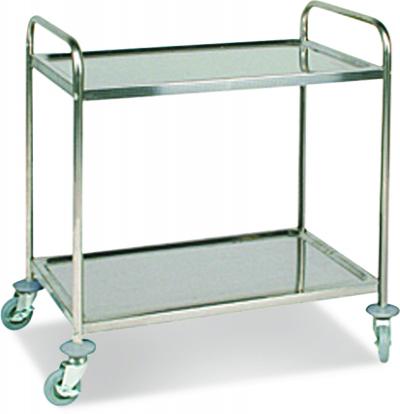 2 layer Stainless Steel Trolley