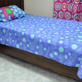 Barney Bed Sheet 2 Pcs Set