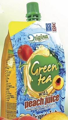 Green Tea With Peach Juice