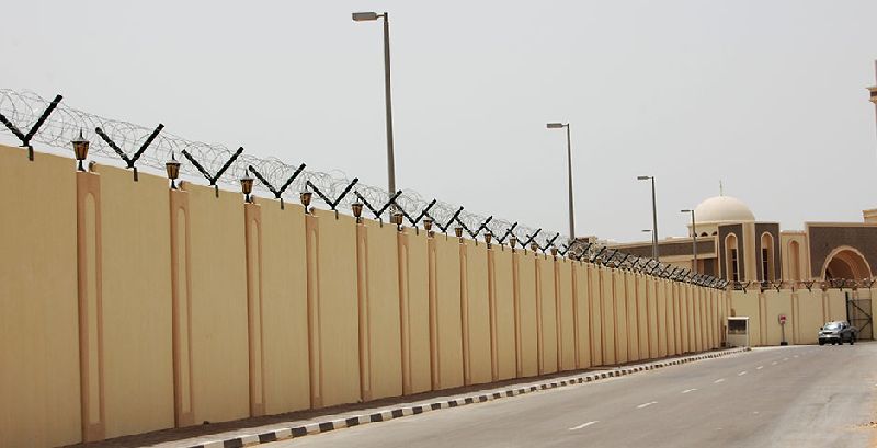 Wall Mounted Chain Link Fence