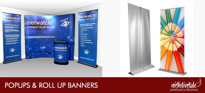 Pop Ups And Roll Up Banners