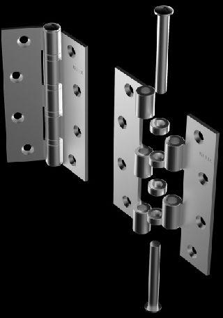 Polished Stainless Steel Hinges, Length : 2inch, 3inch, 4inch, 5inch, 6inch