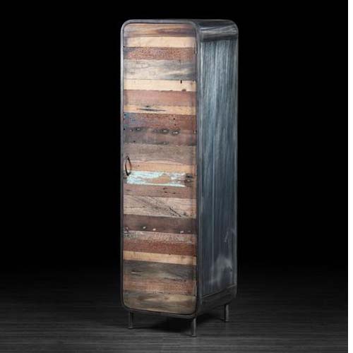 IRON WITH RECLAIMED TIMBER CABINET