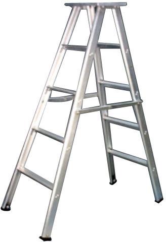 Polished Aluminium Ladder, for Industrial, Feature : Durable, Fine Finishing, Foldable, Heavy Weght Capacity
