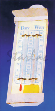 Hygrometer Wet and Dry Bulb