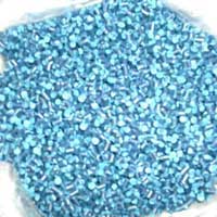 Rectangular Blue PP Granules, for Injection Molding, Plastic Carats, Feature : Moisture Resistance