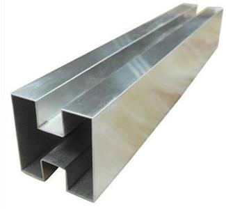 Stainless Steel Square Slot Pipe
