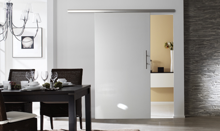 sliding door systems for manual wood and metal doors