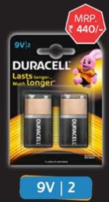 Duracell 9v 2s Card