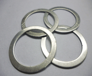 Round Polished Aluminium Washers, for Fittings, Color : Grey