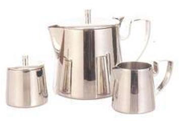 MAHAVIR Stainless Steel Tea Set, for Home, Feature : Eco-Friendly