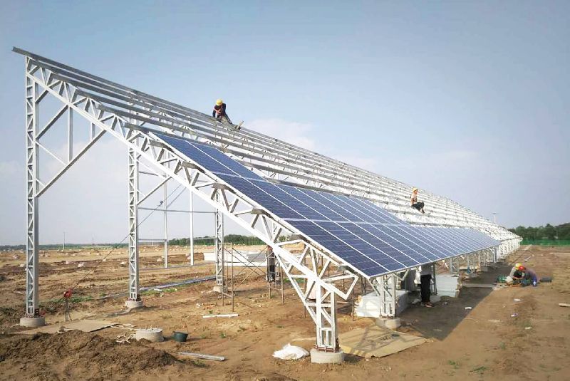 Solar Panel Carport Structure
