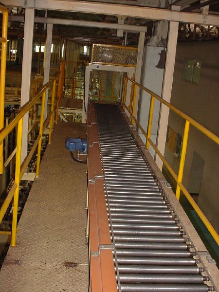 Power roller conveyors