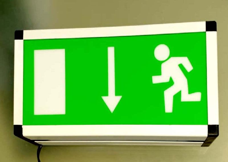 ILLUMAX Led Exit Signage, Color : RED/GREEN