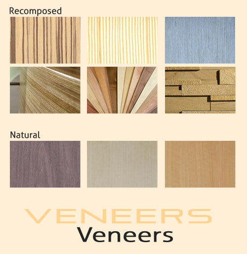 Veneers wood