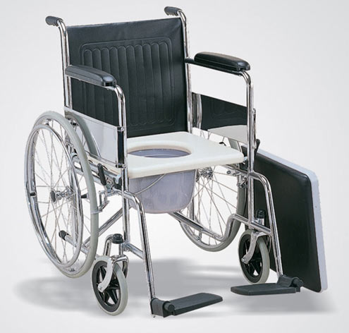 Commode wheel chair