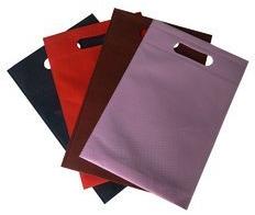 D-Cut Non Woven Bags, Pattern : Plain