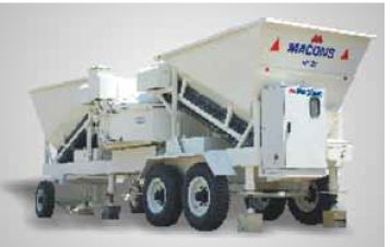 Mobile Concrete Batching & Mixing Plant