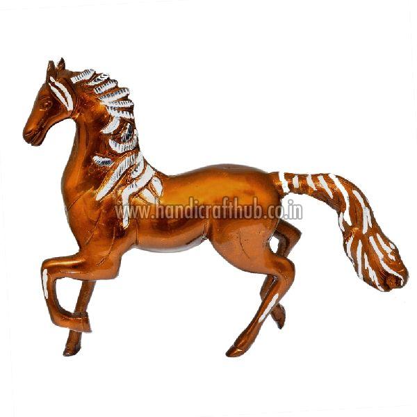 Metal Handcrafted Horse Figurine Showpiece by Eurasia Impex