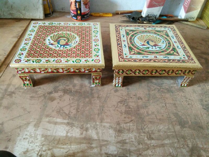 Printed Wooden Bajot Table, Specialities : Long Life