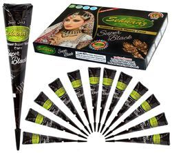 Sehnaaz Instant Black Henna Cone, Feature : Skin friendly, Easy to apply