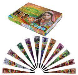 Sehnaaz Instant Glitter Henna Cone, Feature : Skin friendly, Easy to apply