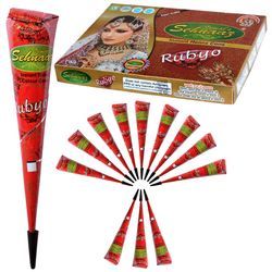 Sehnaaz Instant Rubyo Henna Cone, Feature : Skin friendly, Easy to apply