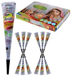 Sehnaaz Silver Glitter Henna Cone, Feature : Skin friendly, Easy to apply