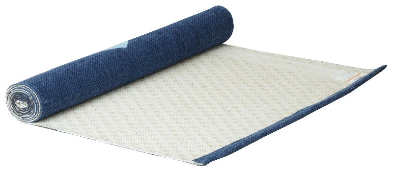 Balance Organic Cotton Yoga Mat, Color : Blue at Best Price in