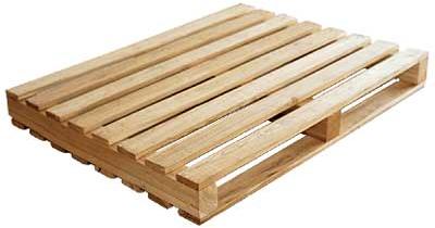 Polished 6.60 Kg. ± 5% wooden pallets, for Packaging Use, Industrial Use, Warehouse, Storage, Transportation