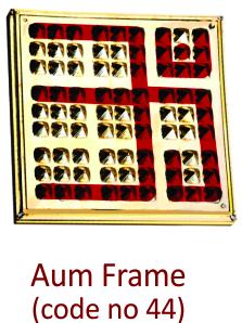 Square Aum Frame, for Decoration, Feature : Eco-friendly