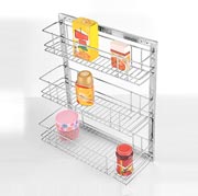 Stainless Steel Multipurpose Storage Rack, Width : 6, 8, (6+6) (6+8) (8+8) (Inches)