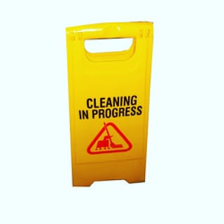 Cleaning Sign Board