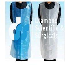 Diamond dss Plain Polyester Disposable Surgeon Gown, Color : Blue