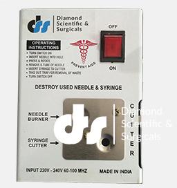 Syringe Needle Destroyer, for Clinical, Hospital, Feature : Accurate dimensions, Quality assured, Light weight
