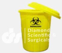 Yellow Colour Waste Bin, for Biowaste Management